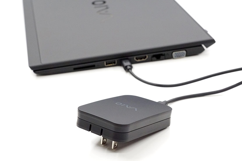 VAIO Type-C 薄型ACアダプター「RP-OPCF001」