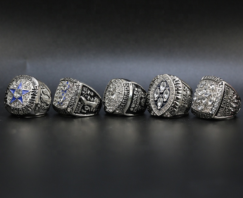 Dallas Cowboys NFL Super Bowl Championship Ring Set (1971, 77, 92