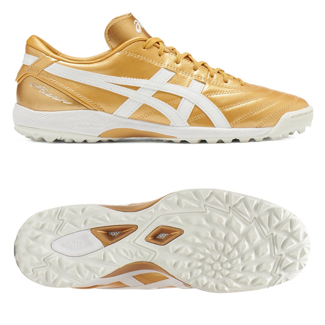 ASICS アシックス C3 FF TF(ゴールド×ホワイト) 1113A032 200 サッカー