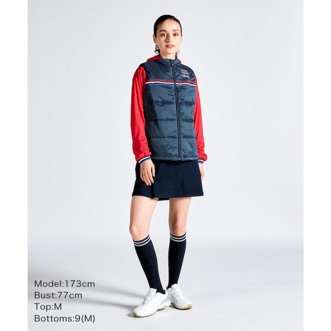 MUNSINGWEAR HEAT NAVI 中わたベストX軽量ブルゾン スウィング3WAY