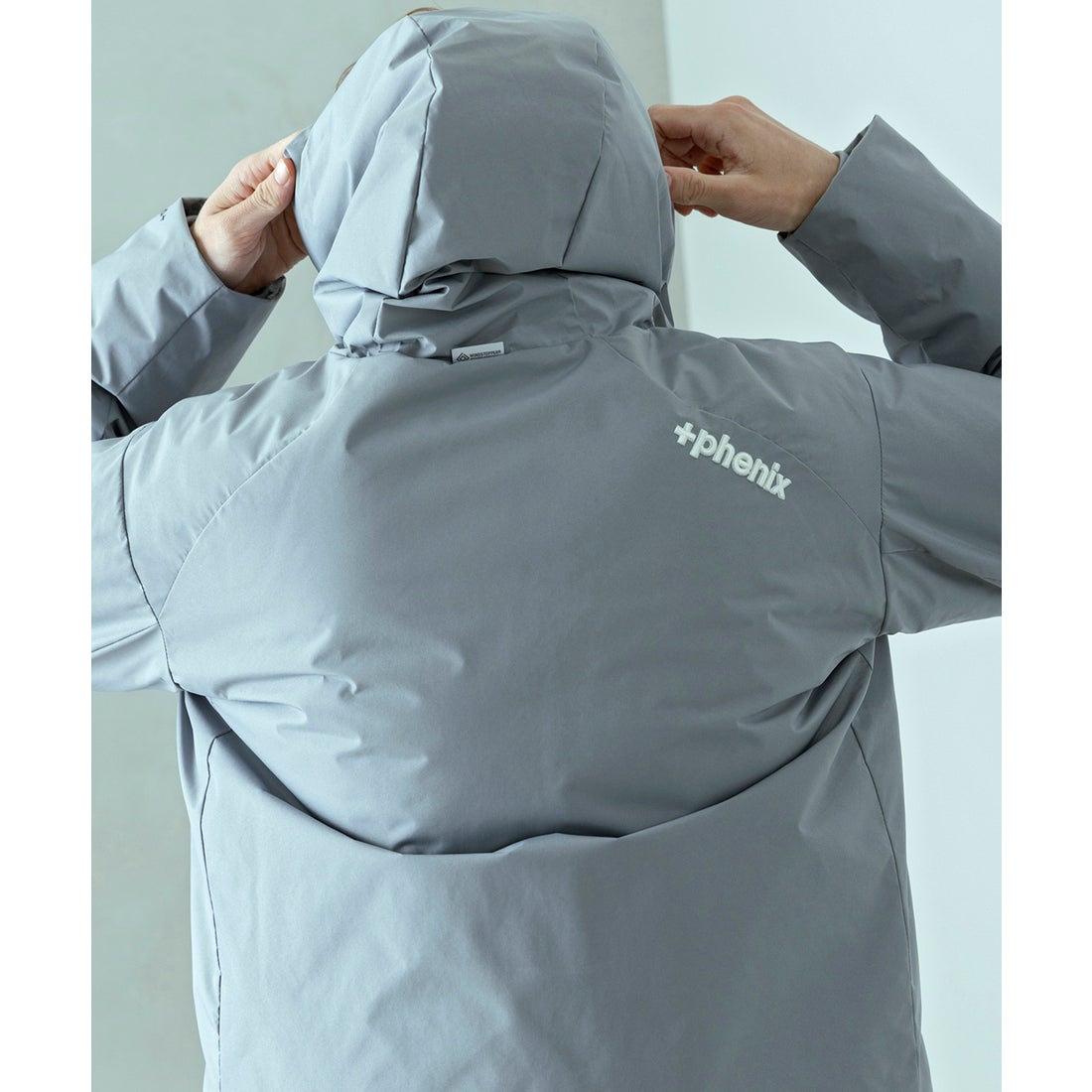 プラスフェニックス +phenix 【WEB・直営店限定】HYBRID DOWNJACKET