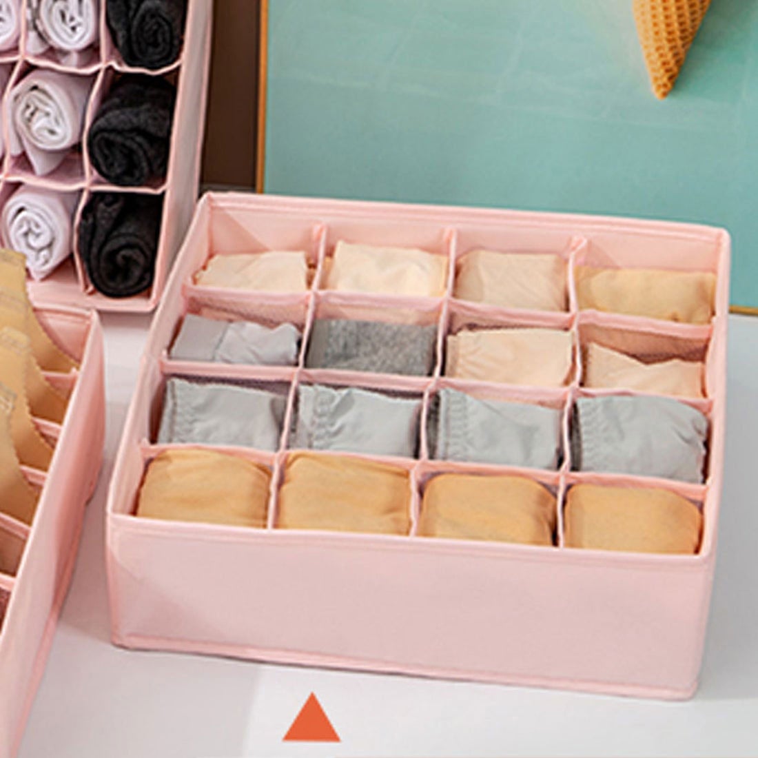 ショッピングゴー shoppinggo 下着収納 16マス仕切り 靴下 収納ケース