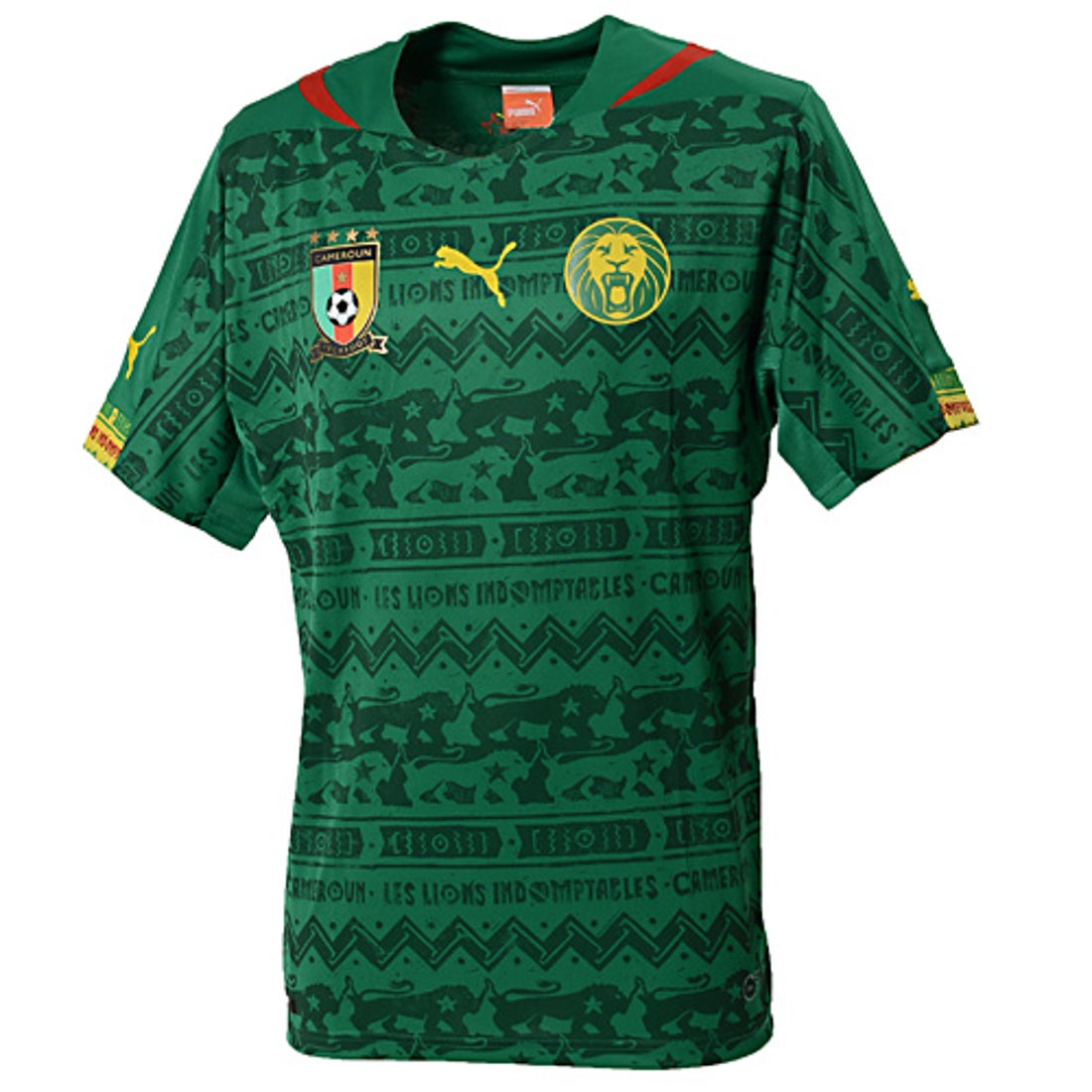 PUMA カメルーン代表 2014 ユニフォーム ホーム 半袖 レプリカ 744553