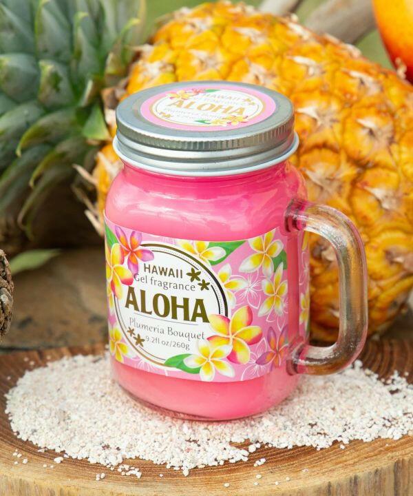 ハワイの香り プルメリアのフレグランスジェル 甘いアロマフレグランス