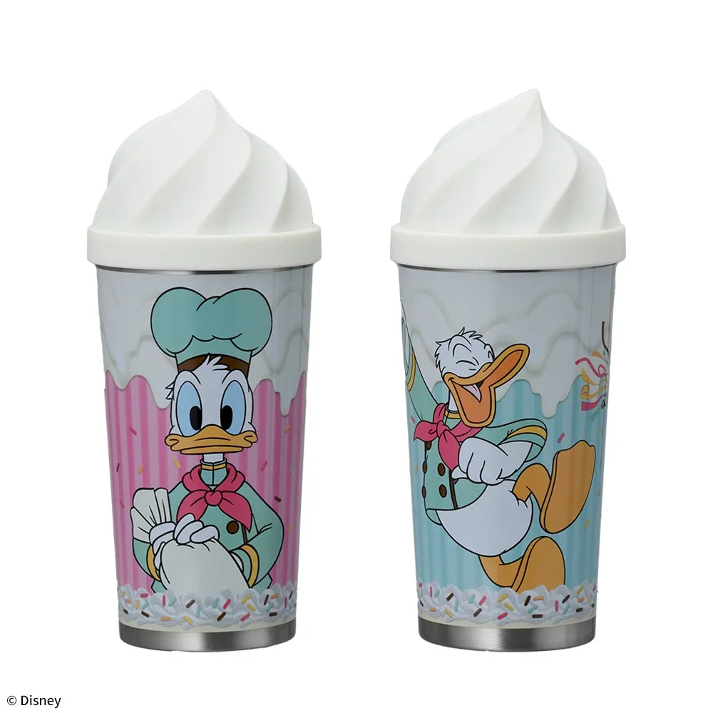 ドナルドダック＆チップ＆デール プラチナムザッカ蓋付タンブラー