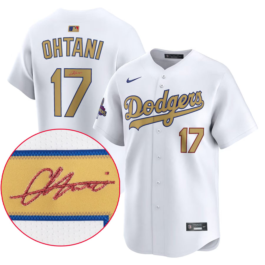 MLB ドジャース 大谷翔平 ユニフォーム ナイキ ホワイト メンズ - MLB