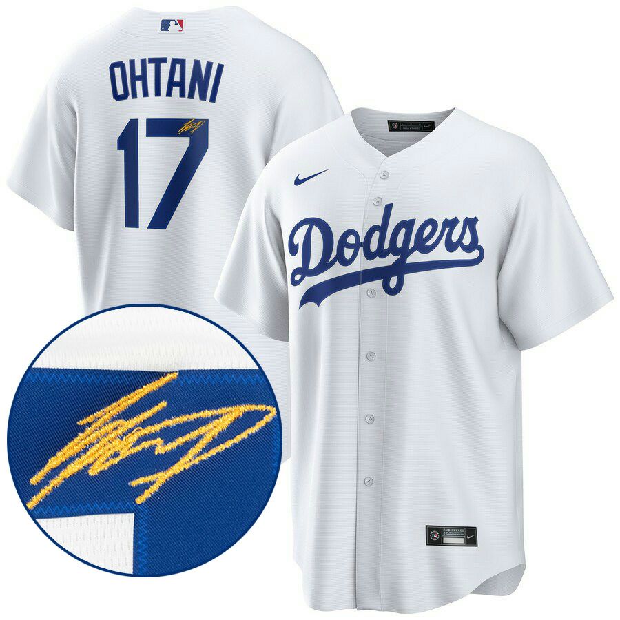 MLB 大谷翔平 ドジャース パッチ ワッペン Back Signature Jersey