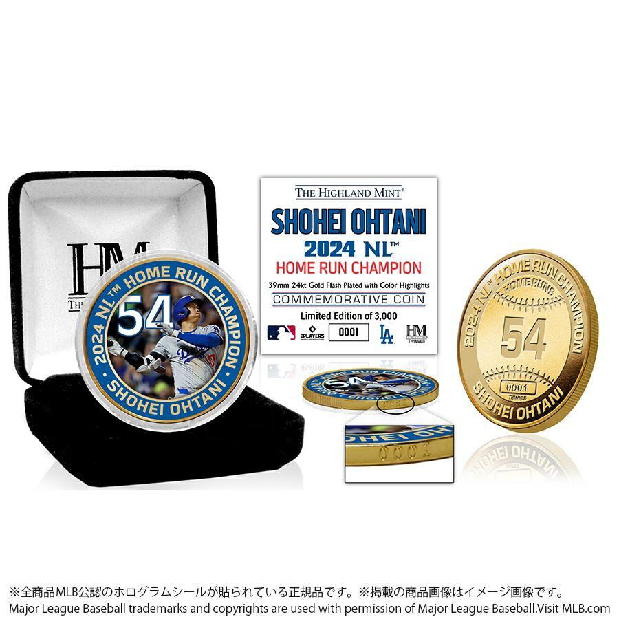 ドジャース 大谷翔平 2024 NL MVP 受賞記念 ゴールドコイン 25ohtgds