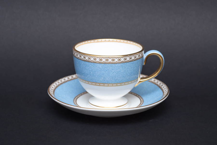 ウェッジウッド ユーランダーパウダーペールブルー ティーカップ