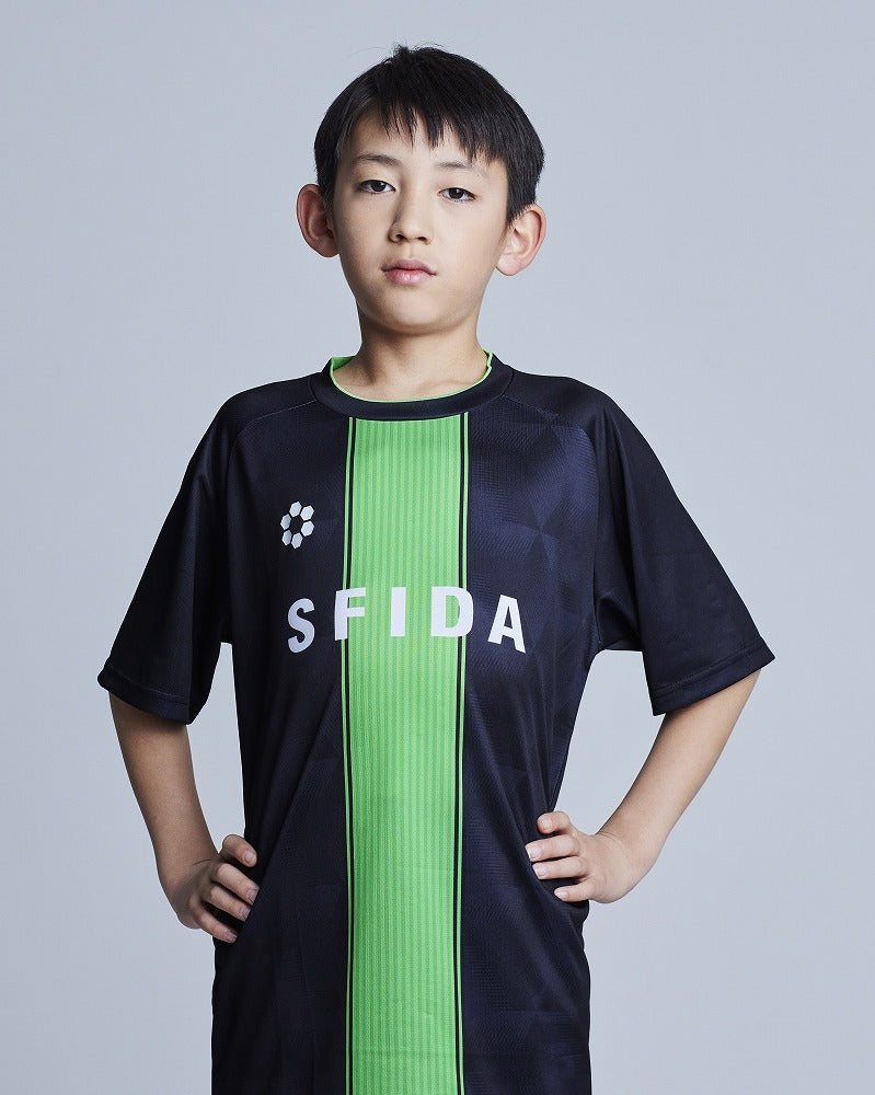 キッズ/ジュニア]プラクティスシャツ センターストライプJR - SFIDA