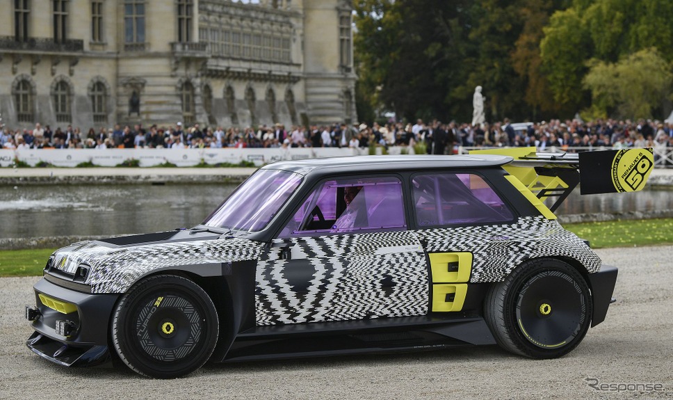 ルノー『5ターボ』、EVで再現…380馬力ツインモーターのドリフトマシン