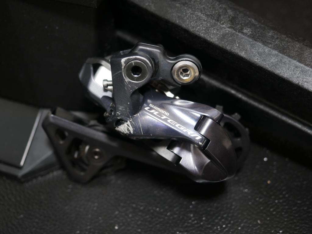 ダブルテンションからシングルテンションへ シマノ11速リア