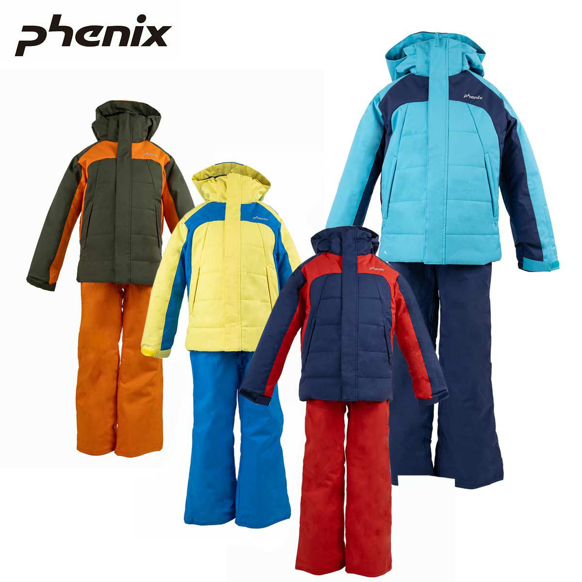 スキーウェア キッズ スノーウェア ジュニア フェニックス 上下セット