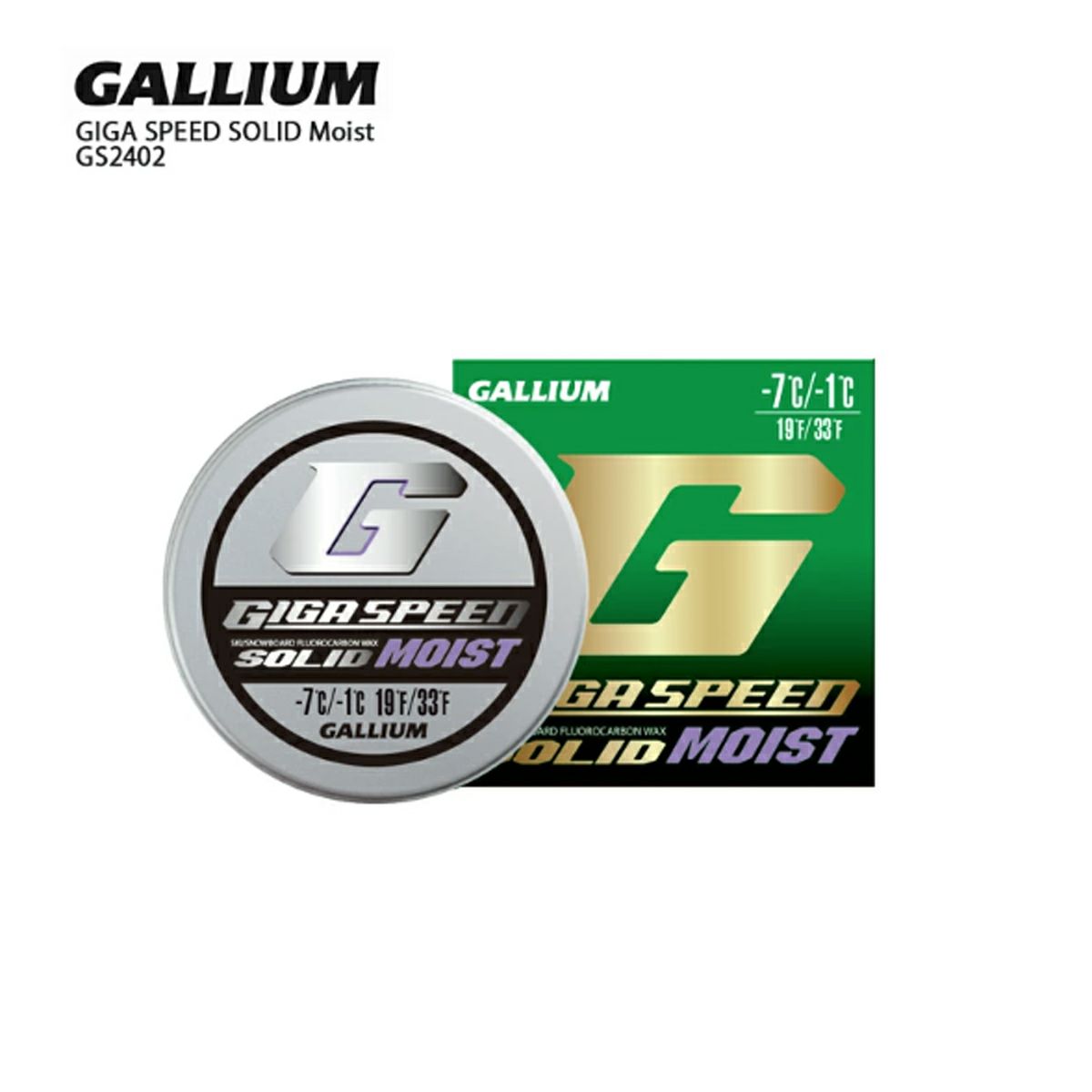 GALLIUM ガリウム ワックス GS2402 GIGA SPEED SOLID Moist 10g 固形