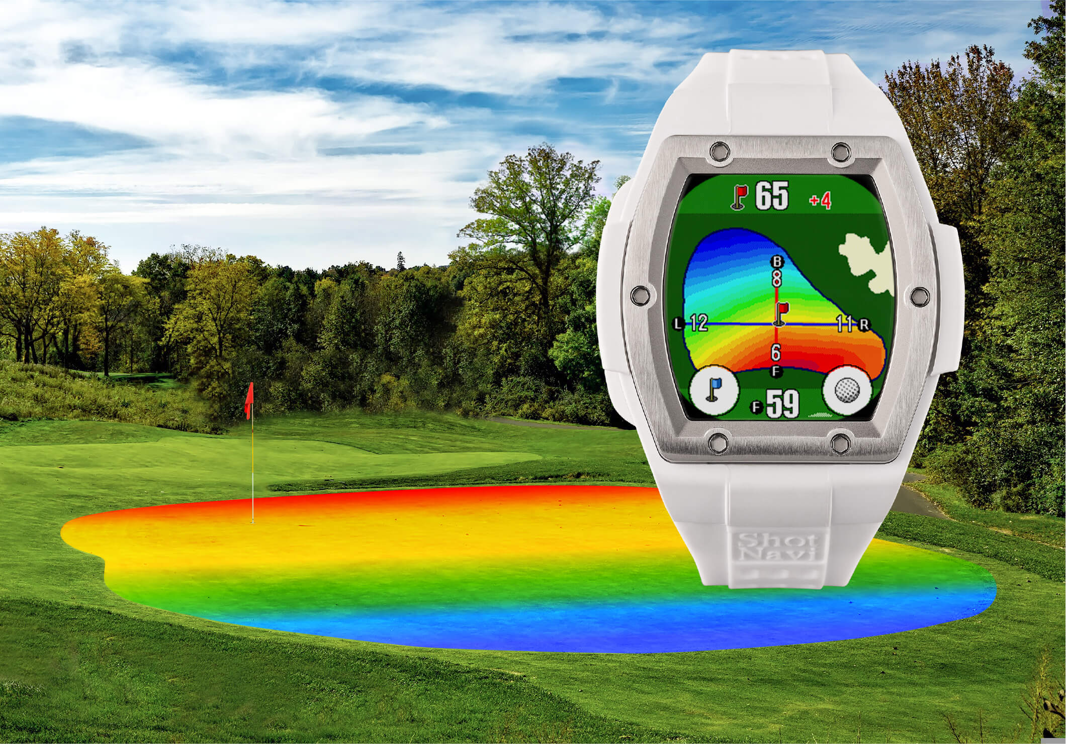 Shot Navi Crest II Touch::ゴルフ用GPSウォッチ