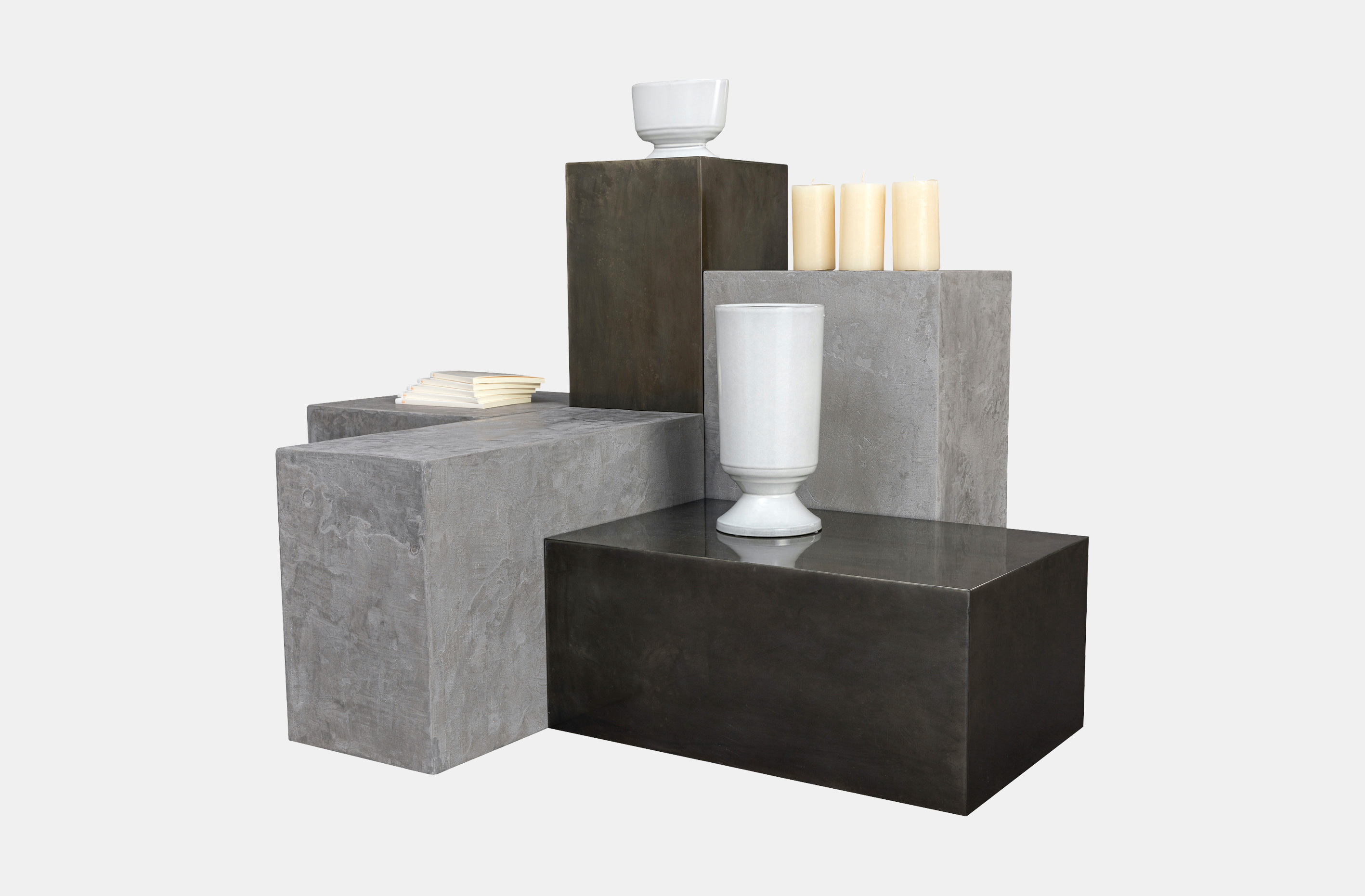 ソリッド ブラックメタル 四角柱A / CAAA2033-A-BM | マネキン