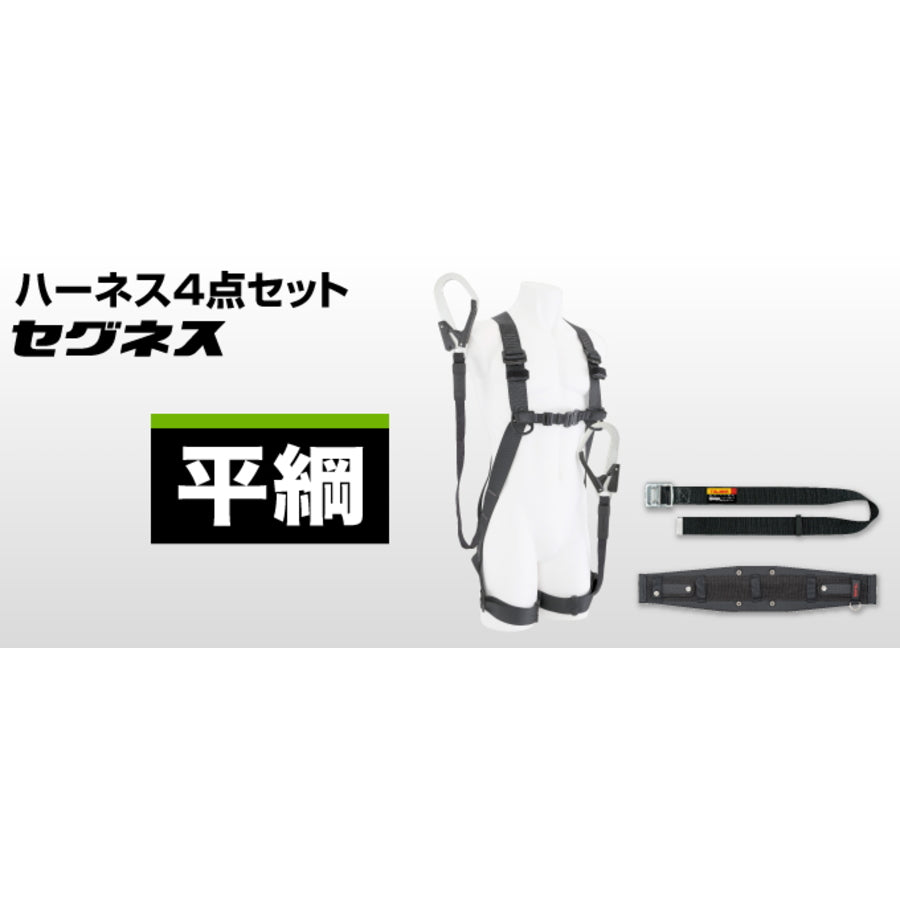タジマ フルハーネス 4点セット セグネス301 平綱 エントリーモデル