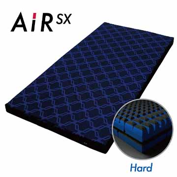 エアーSX]マットレス／HARD （シングル）9×97×195cm ロイヤルブルー