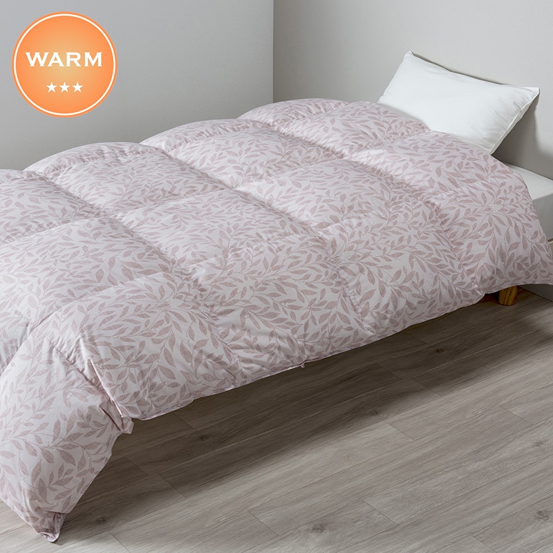 スリーピュア 羽毛掛けふとん （ダブルロング）190×210cm ベージュ