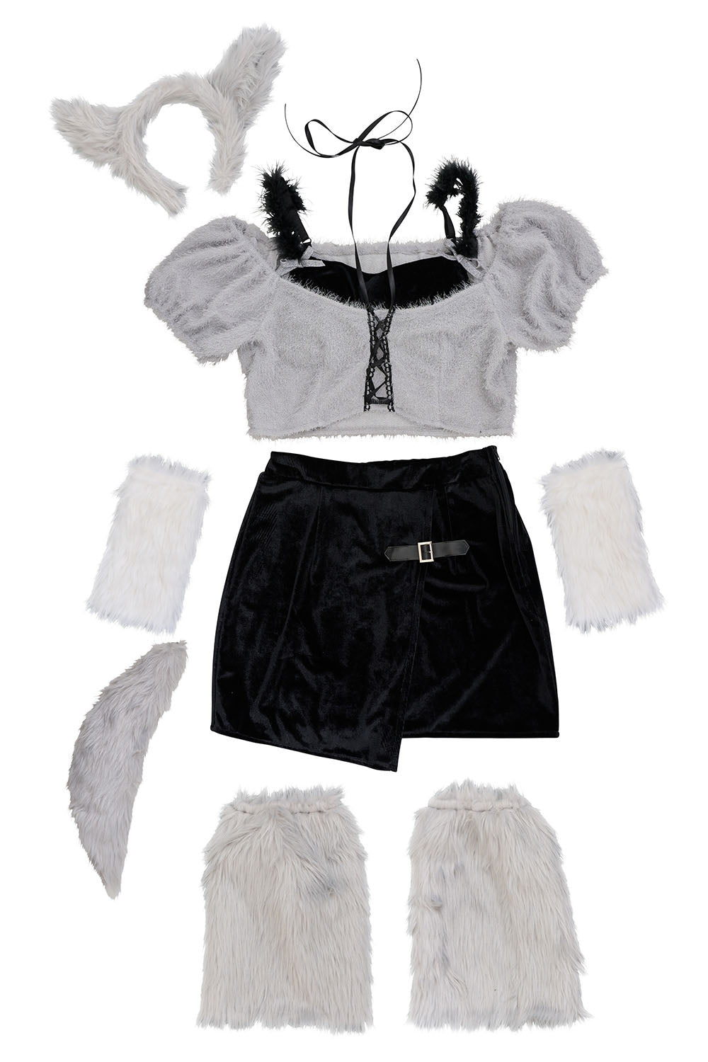 New] コスプレ ハロウィン アニマル ノアールヴェール ウルフ