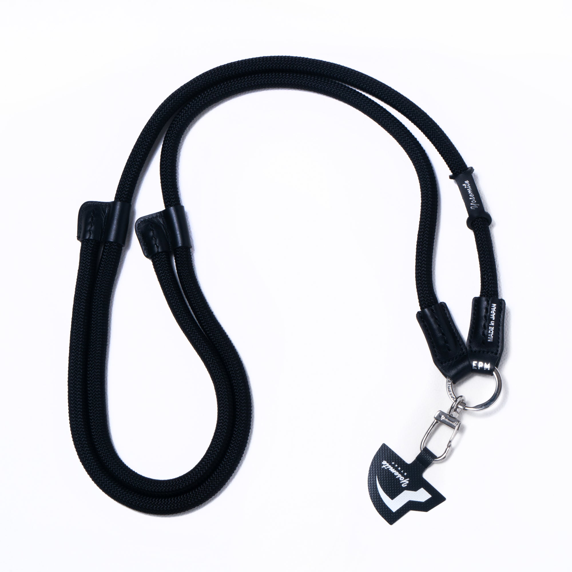 YOSEMITE MOBILE STRAP ADJUSTMENT LEATHERMAD BLACKヨセミテ モバイル