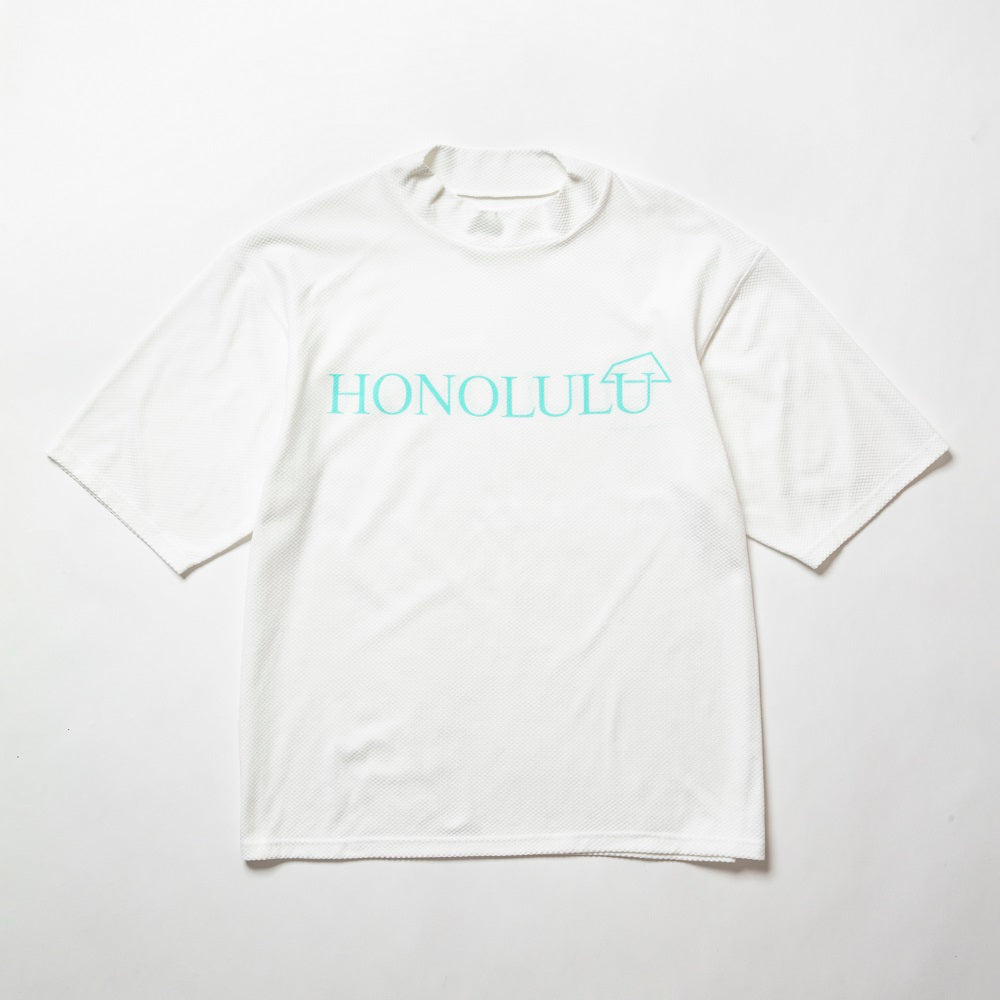 サルベージパブリックコレパ］ハク ニット モックネック Tシャツ