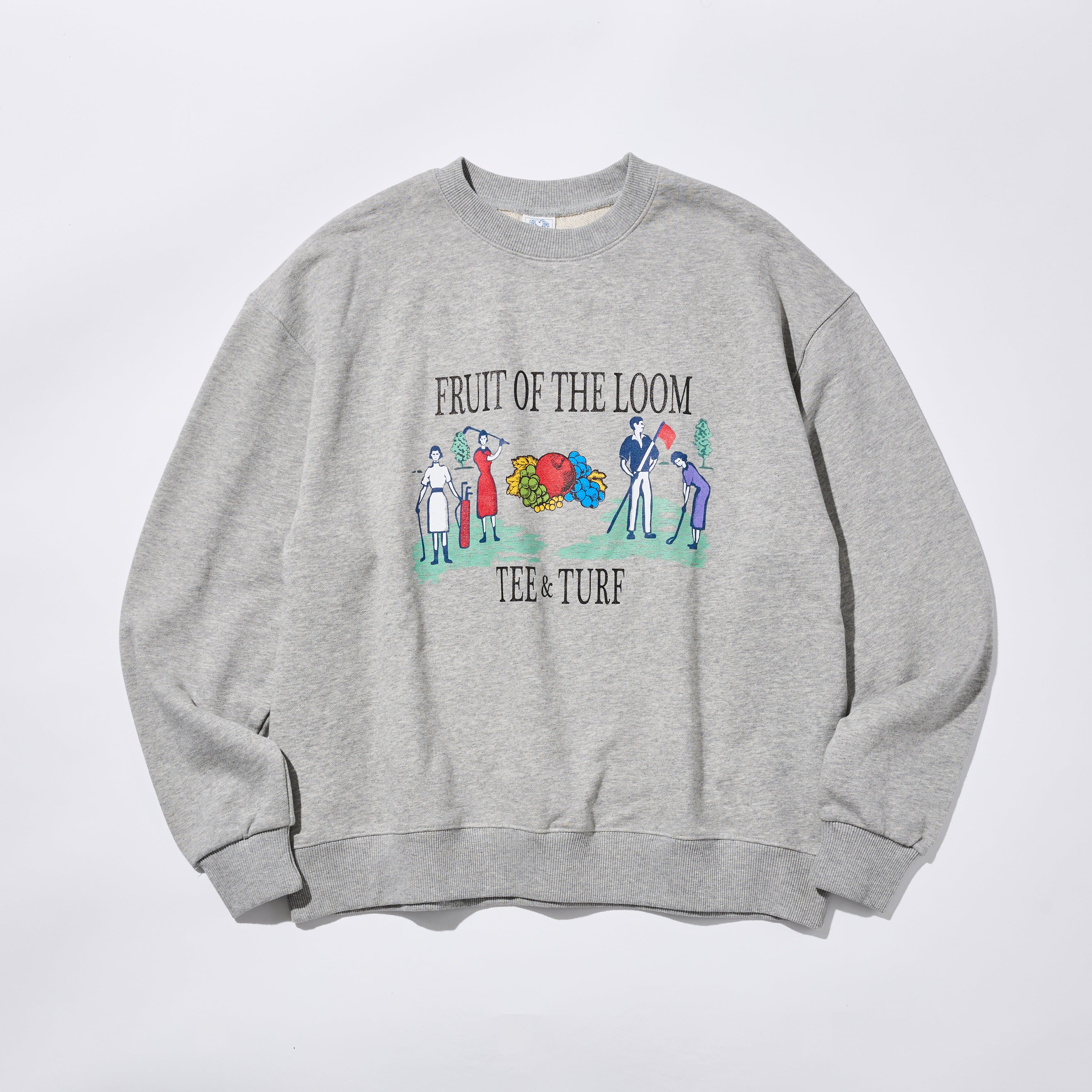 FRUIT OF THE LOOM×NEW VINTAGE GOLF］プリントクルースウェット – FUNQTEN