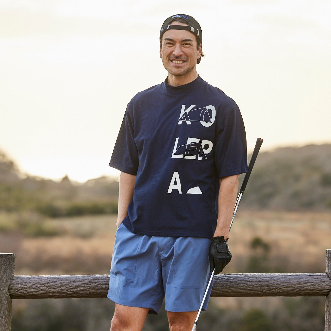 サルベージパブリックコレパ］ハク ニット モックネック Tシャツ