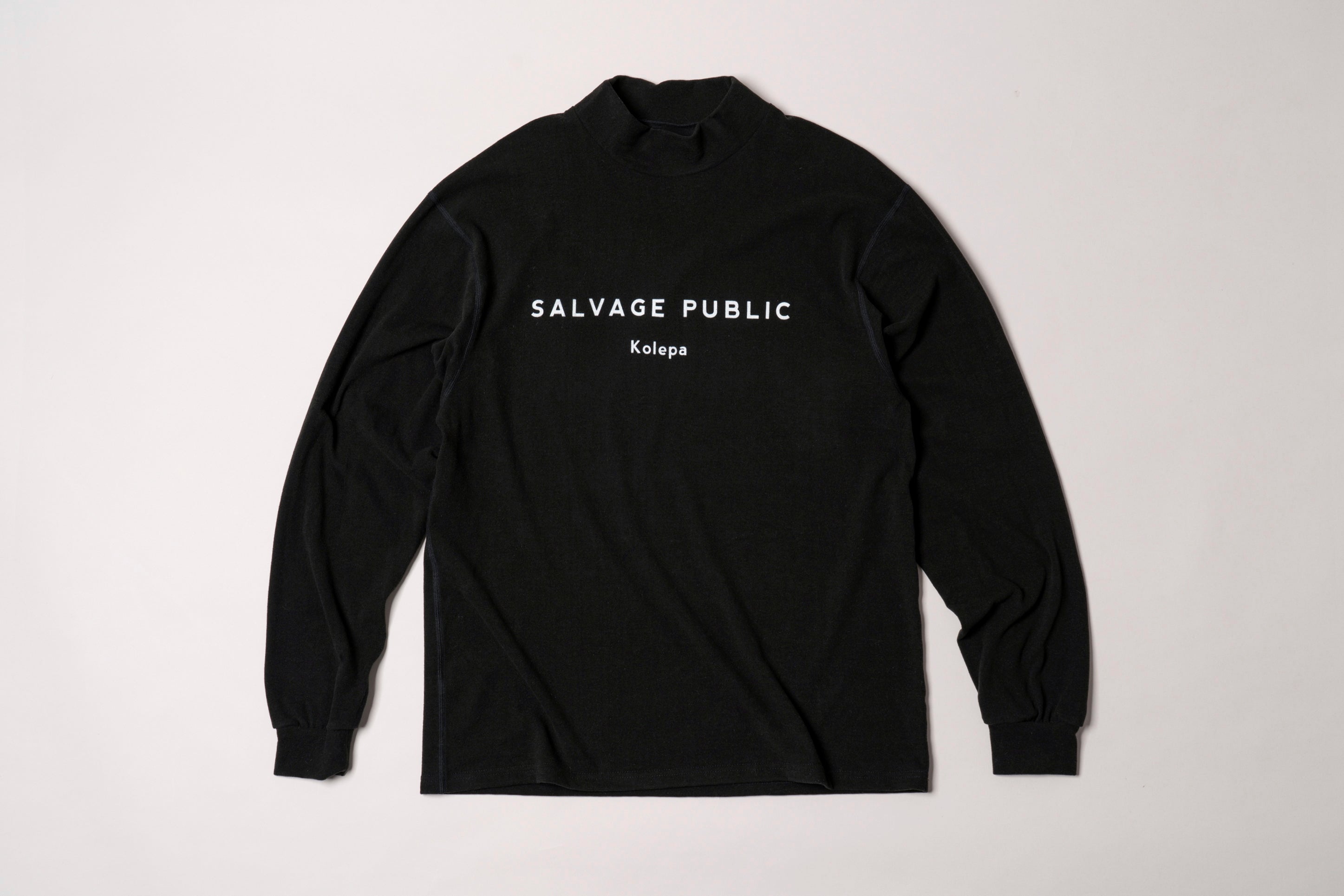 サルベージパブリックコレパ］ホヌ 保温モックネックシャツ（コレパ