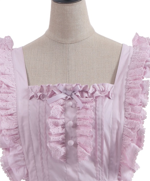 コットンフリルエプロン | Chalmiere | axes femme onlineshop