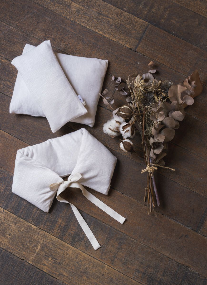 accos×aoコラボ】大判 米ぬか玄米カイロ（よもぎ）カバー付｜ao 公式