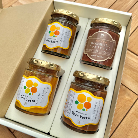 ジャムのギフトセット | プレミアムジャム旬の彩り6本セット(120g瓶