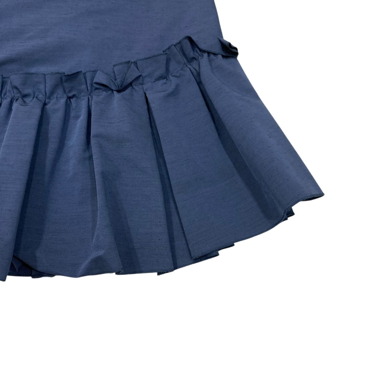 LANVIN en Bleu(ランバンオンブルー) フリルノースリーブワンピース