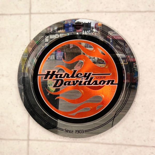 HARLEY-DAVIDSON パブミラー ハーレーダビッドソン 看板 ヴィンテージ