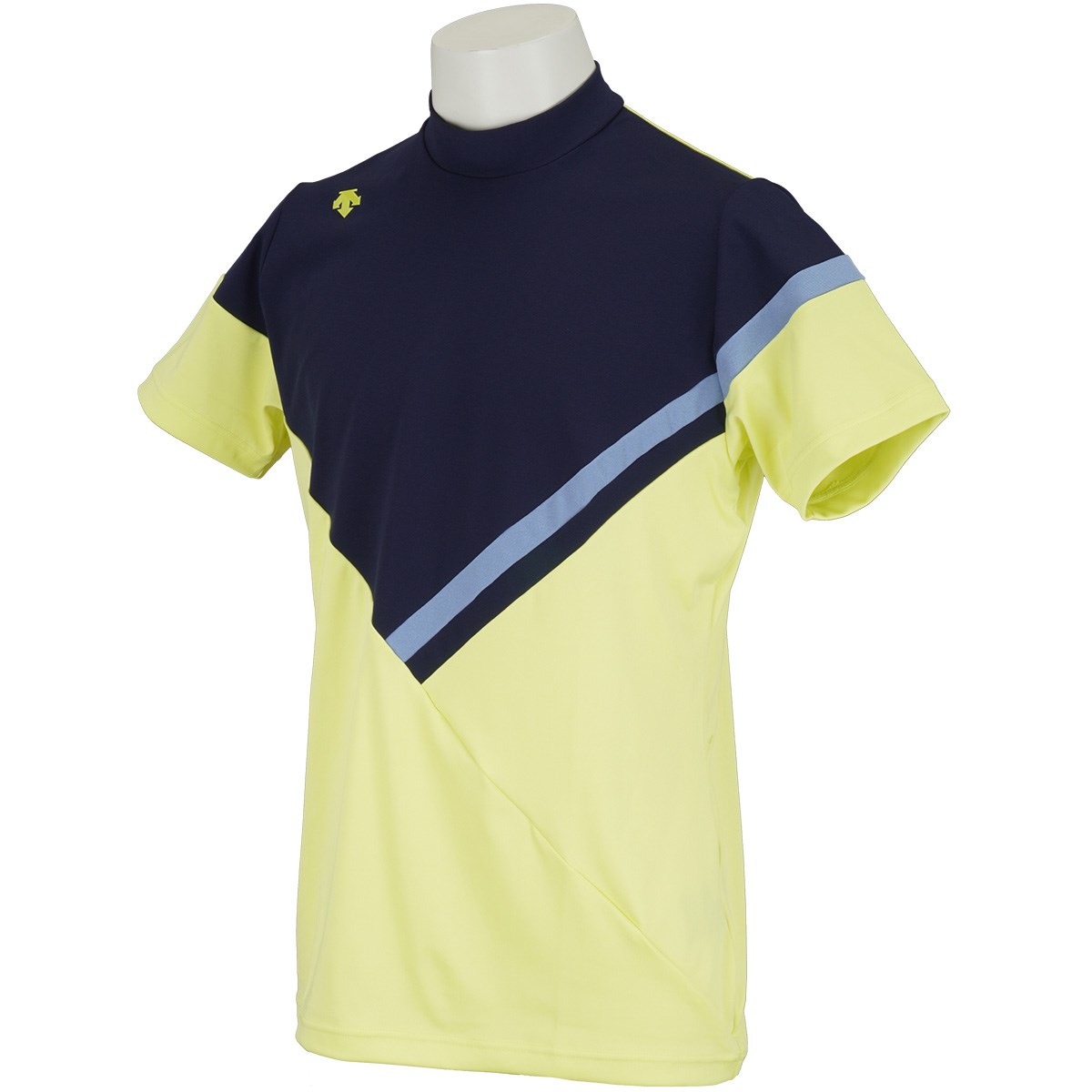 入手困難】 デサントゴルフ ソロテックス 鹿の子 切替 半袖 ポロシャツ