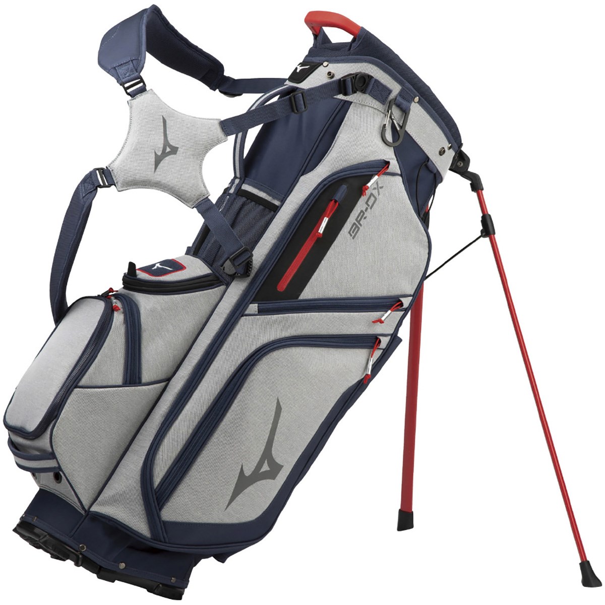 dショッピング |ミズノ MIZUNO BR-DX スタンドキャディバッグ ホワイト