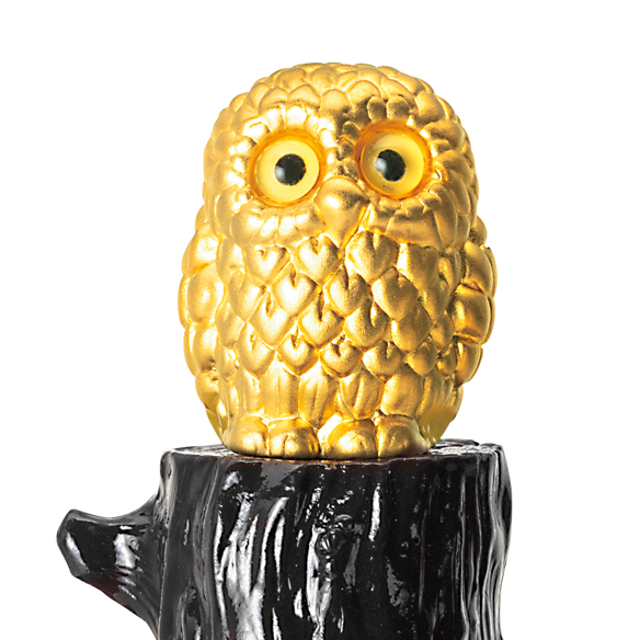 純金置物 「ふくろう」 | 高品質 金・プラチナ