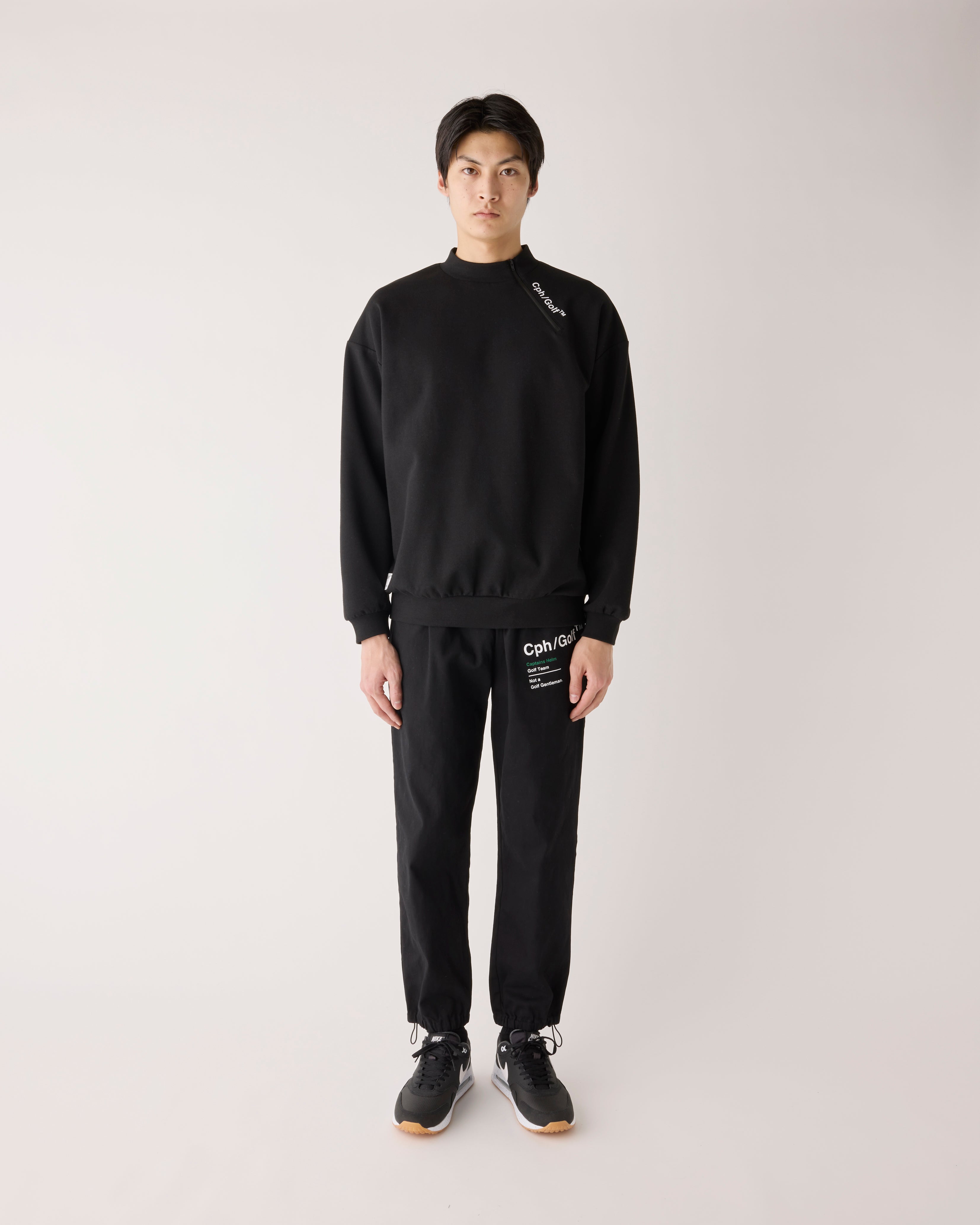 キャプテンズヘルム ゴルフ】#SIDE HALF ZIP L/S MOCK NECK TEE – GQ SHOP