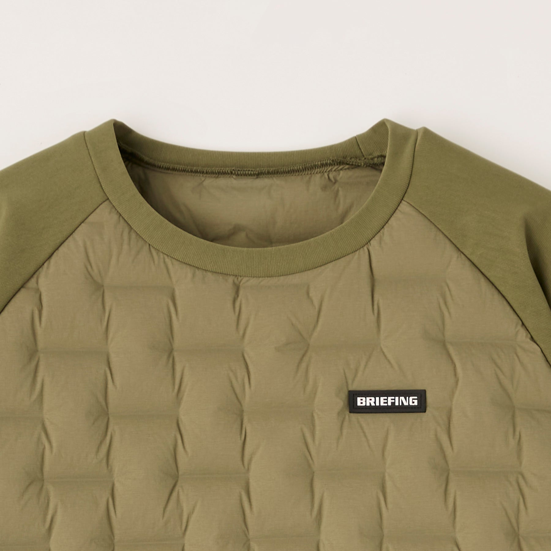 ブリーフィングゴルフ】メンズ ハイブリッド ダウン クルー ネック