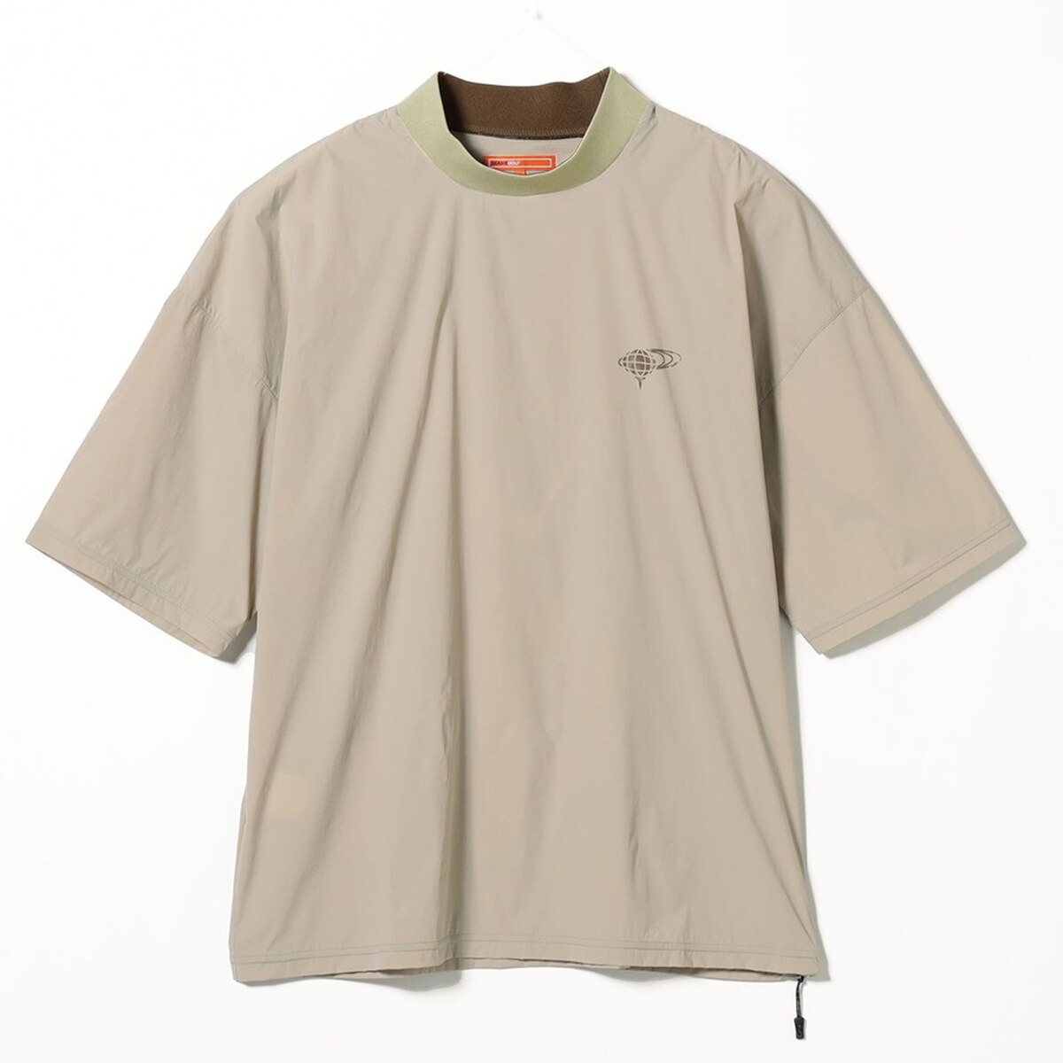 ORANGE LABEL ストレッチ ショートスリーブ モックネック ピステ