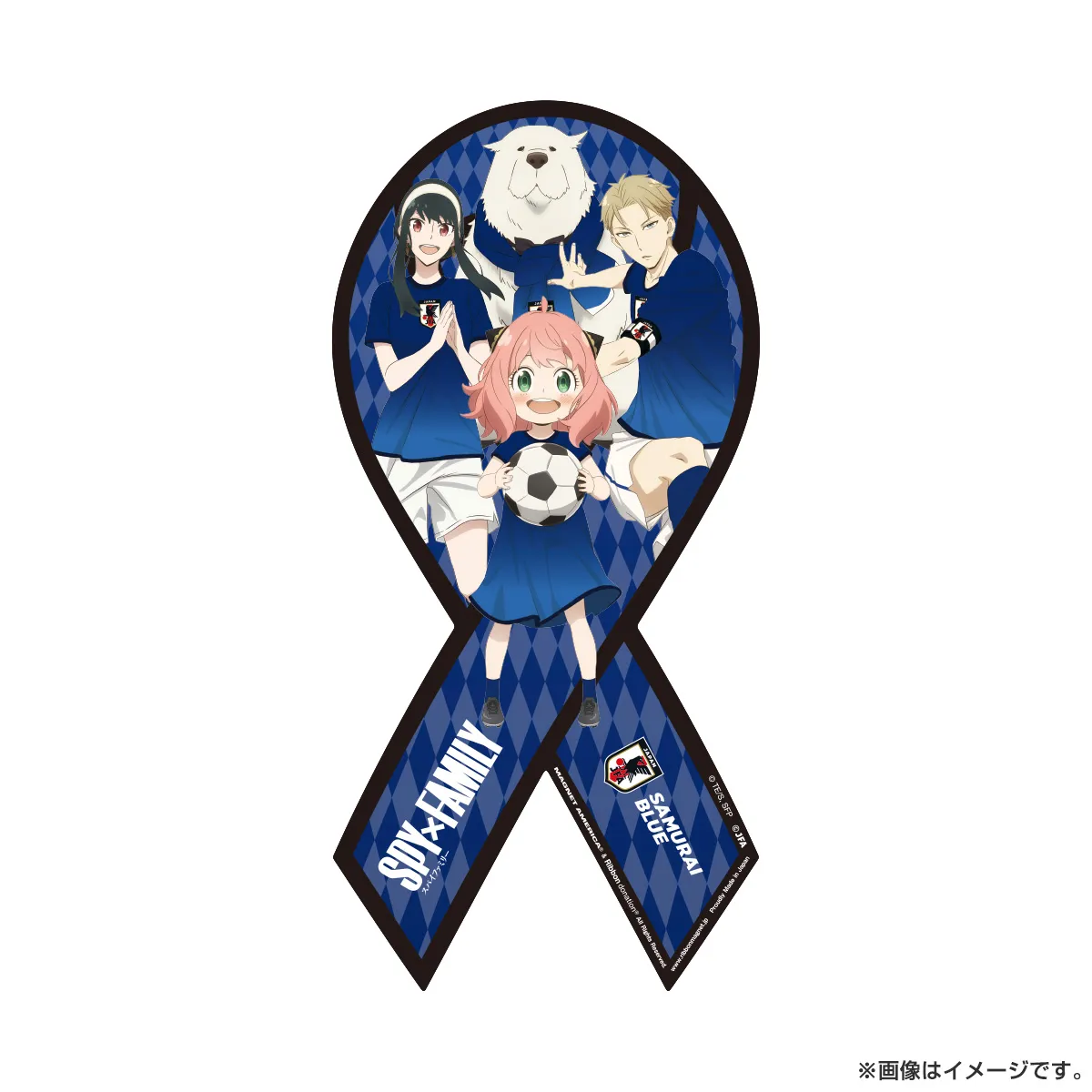 SPY×FAMILY リボンマグネット サッカー日本代表ver.