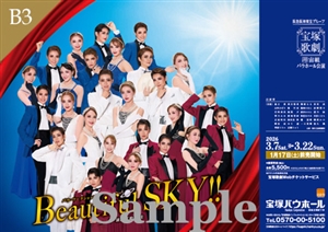 B3ポスター／宙組 宝塚バウホール公演『Beautiful SKY !!』: グッズ