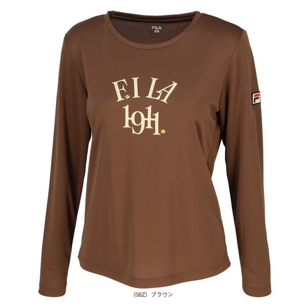 フィラ ウェア（レディース） ]ロングスリーブグラフィックTシャツ