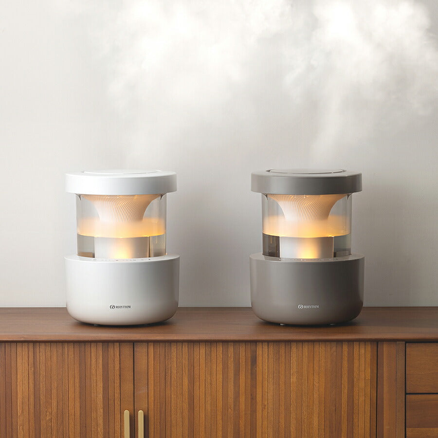 リズム MIST 250 超音波式 プールレス 加湿器 ウォームグレー