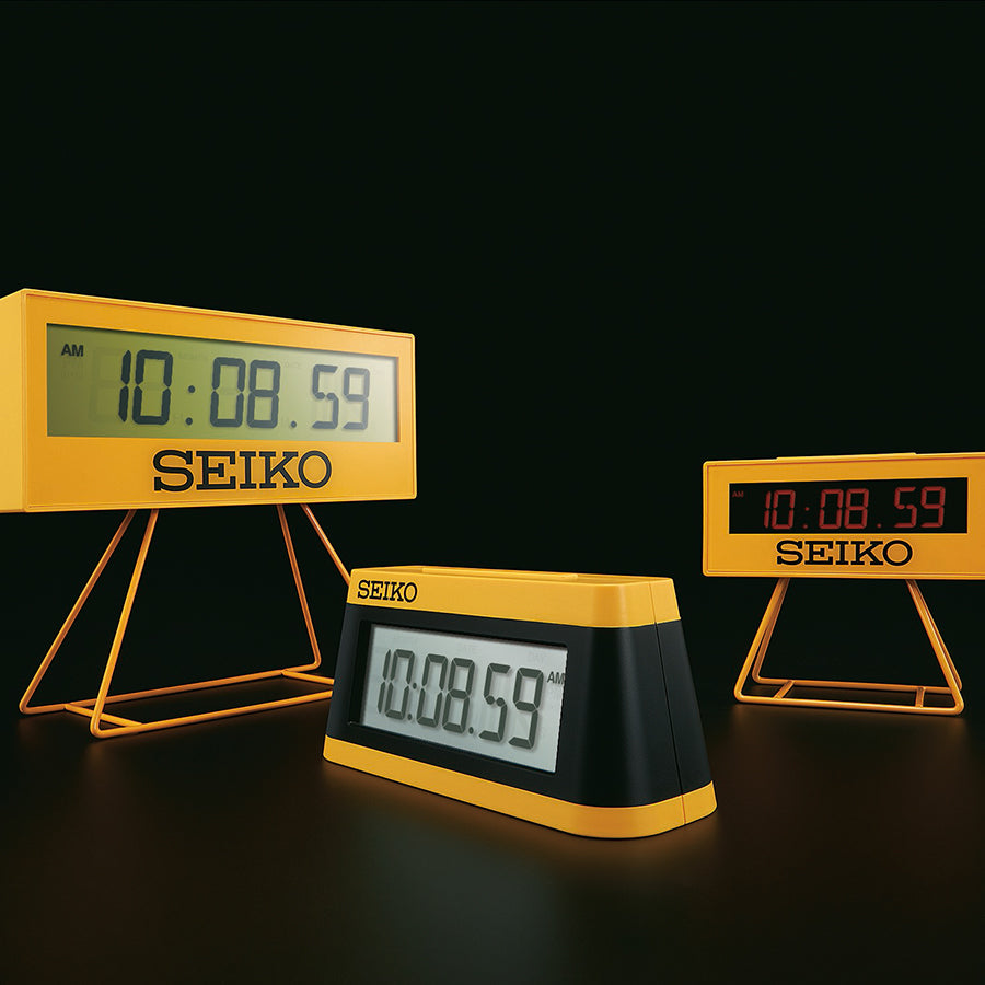 セイコー ミニスポーツタイマークロック SQ817Y 電池式 デジタル 掛置