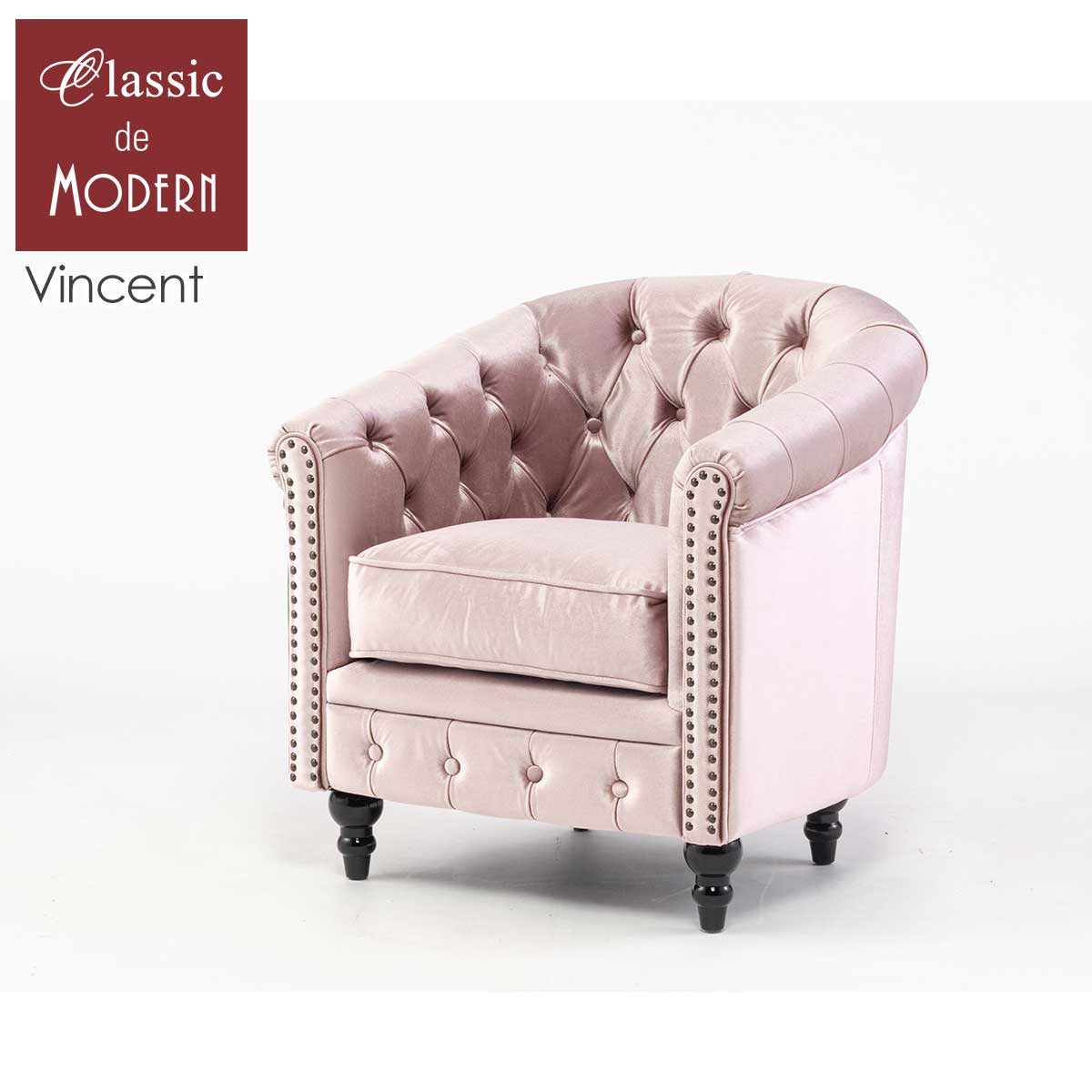 楽天市場】輸入家具 チェスターフィールド ソファ 一人掛け