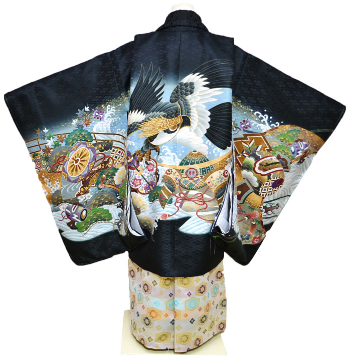 楽天市場】七五三 753 着物 男の子 袴 セット 5歳羽織袴 フルセット 鷹