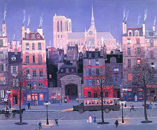 楽天市場】ミッシェル・ドラクロア「シテ島」-L'Ile de la Cite-直筆