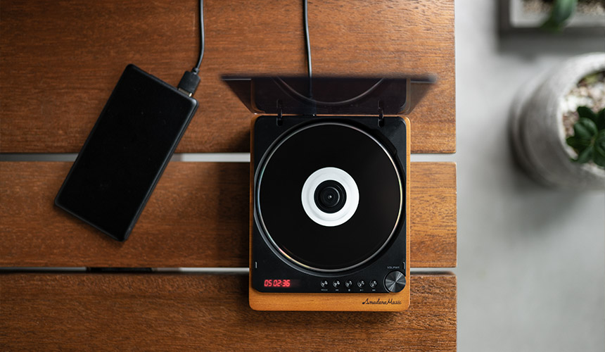 正規品 cdプレーヤー bluetooth コンパクト ポータブル Amadana CD