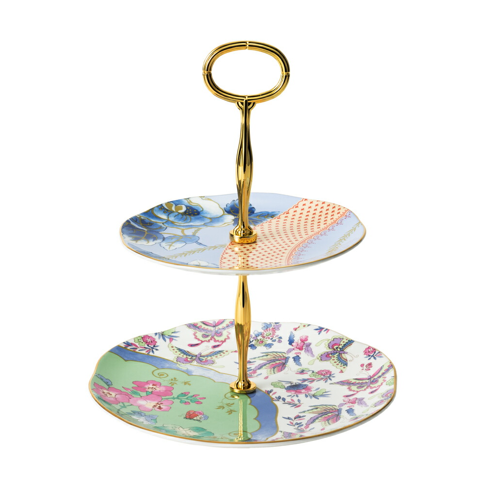 楽天市場】ウェッジウッド ワンダーラスト ウォーターリリー 3段ケーキ